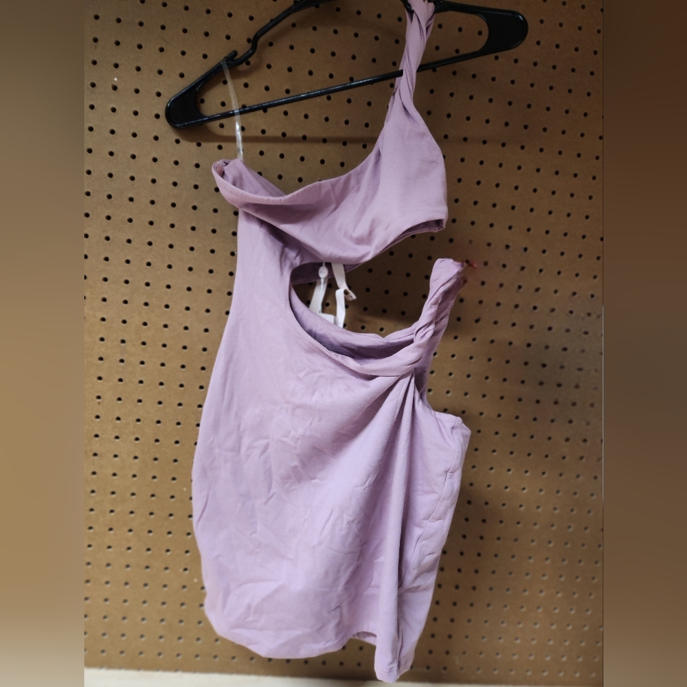 Oh Polly one shoulder hip cut out dress